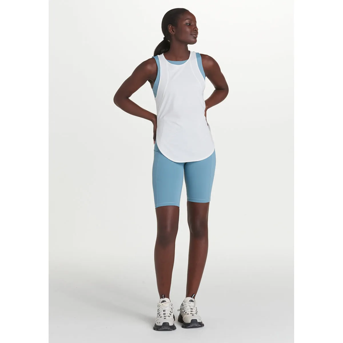 Camiseta De Tirantes Mujer Performance Wool  Tank Top Lole Blanco