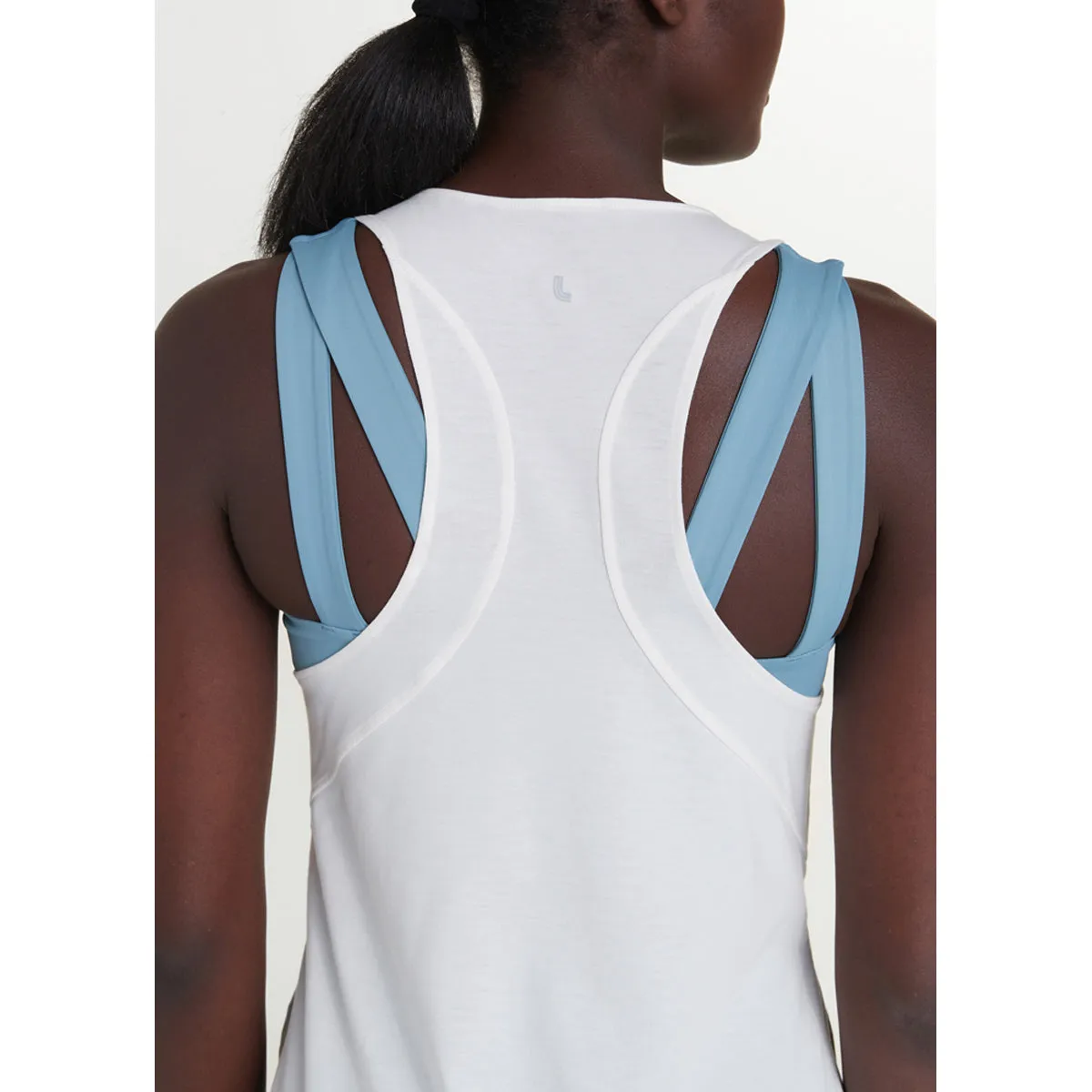 Camiseta De Tirantes Mujer Performance Wool  Tank Top Lole Blanco