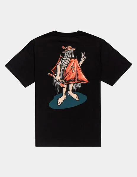 CAMISETA ELEMENT HAPPY CAMPER  FADED BLACK