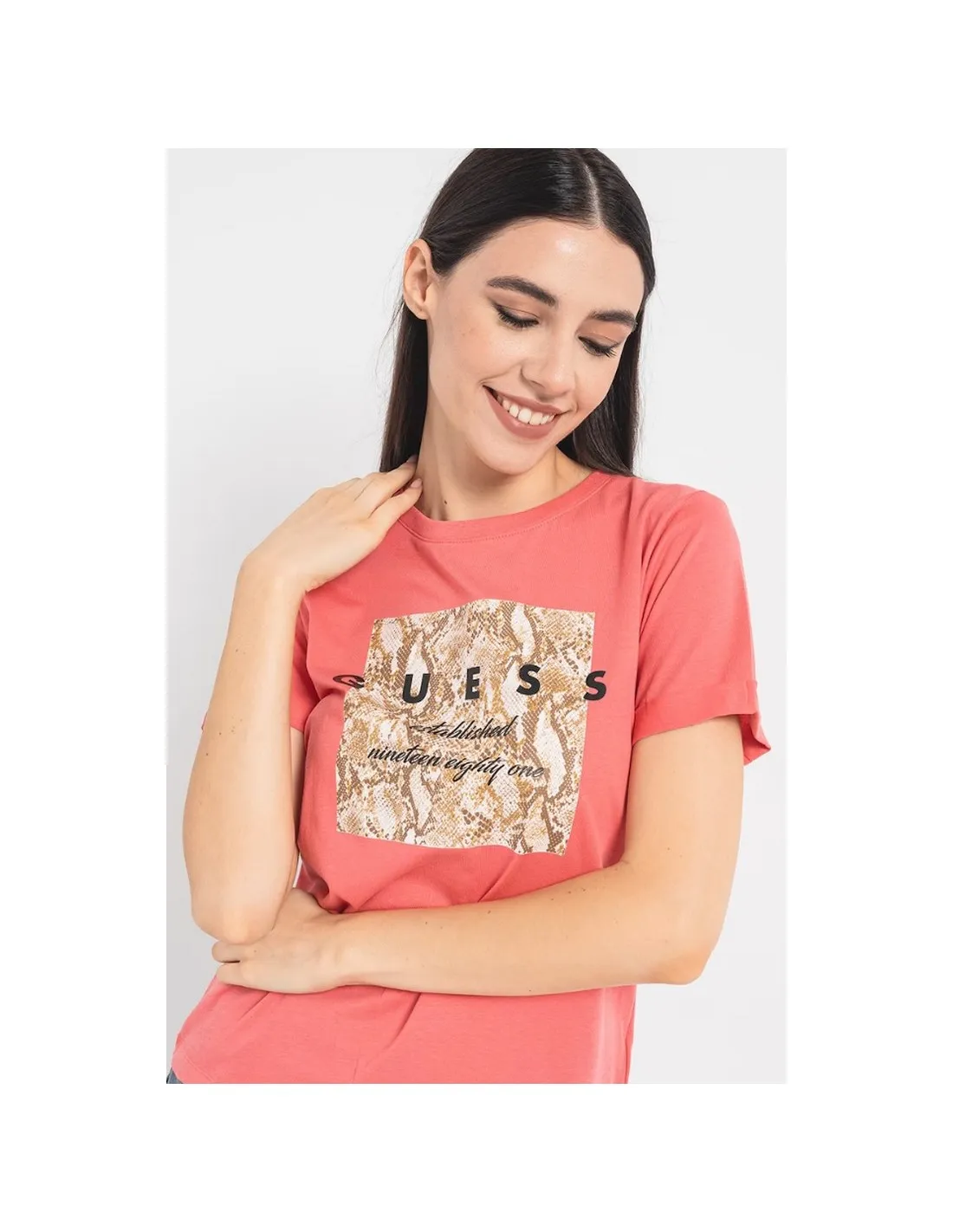 CAMISETA GUESS ROSA  ECOOL