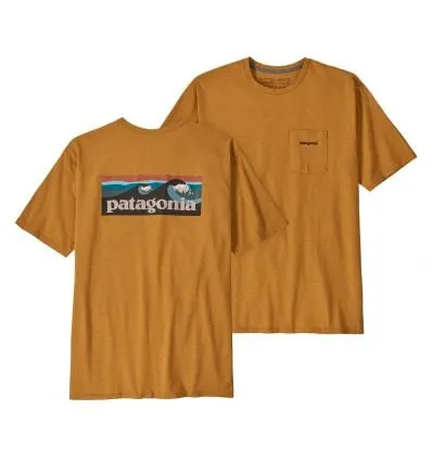 CAMISETA PATAGONIA MEN'S M'S BOARDSHORT LOGO POCKET RESPONSIBILITEE (MANGO SECO)