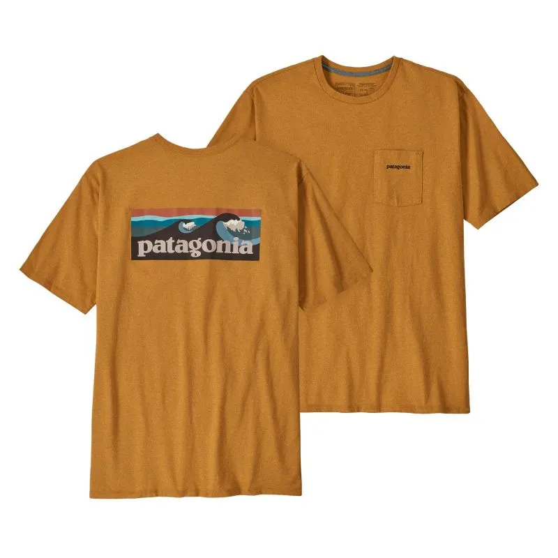 CAMISETA PATAGONIA MEN'S M'S BOARDSHORT LOGO POCKET RESPONSIBILITEE (MANGO SECO)
