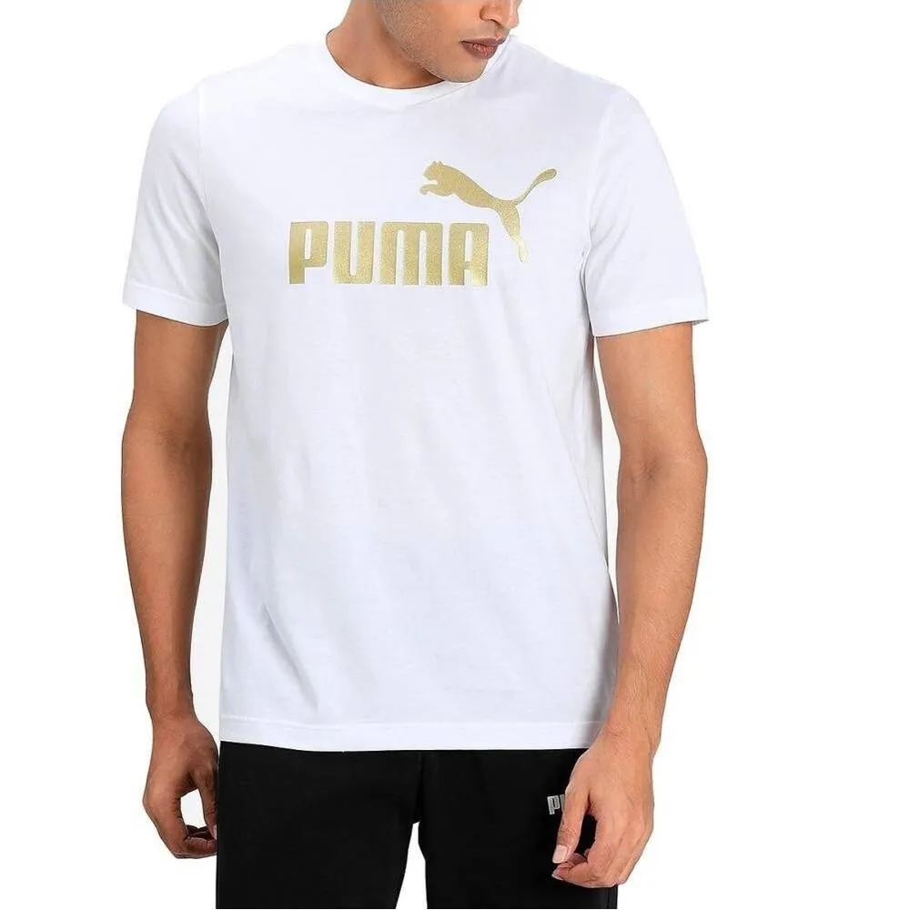 CAMISETA PUMA ESS+ LOGO EXECUTION BLANCO DORADO 58675802