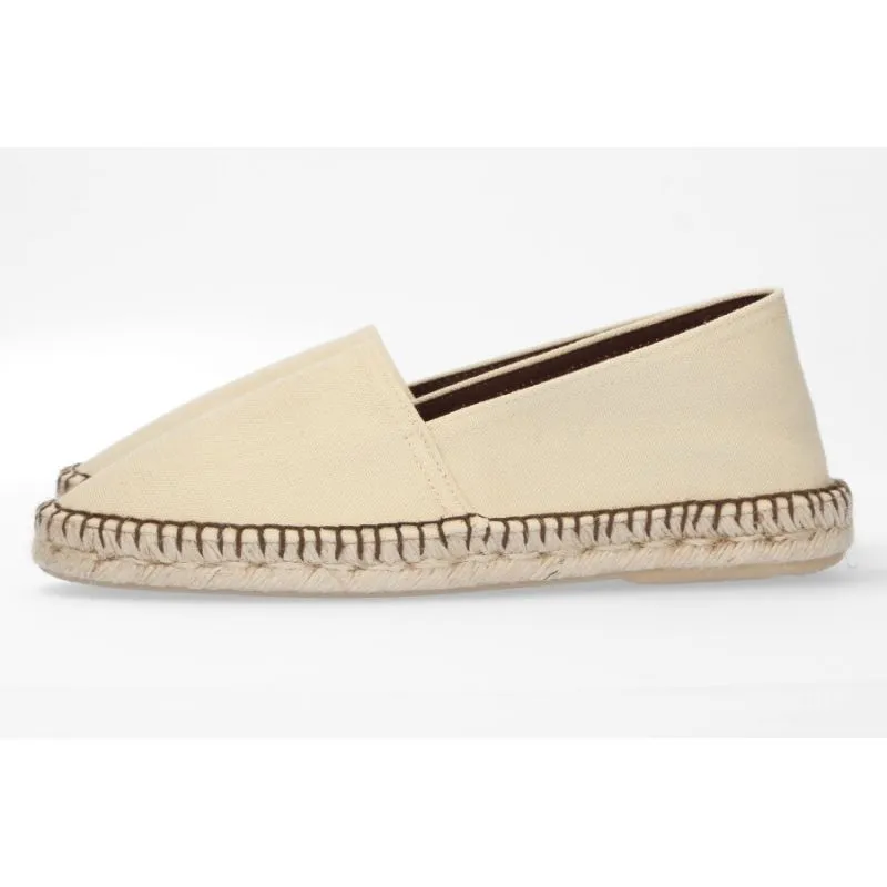Camping beige pespuntes marrón