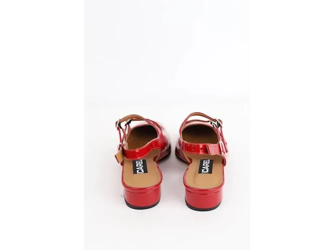 Carel tacones de charol Roja 