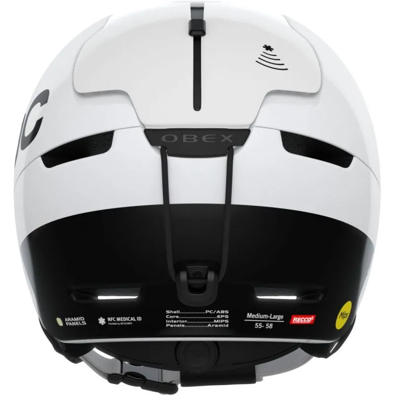 Casco de esquí Poc Obex Bc Mips Hydrogen (blanco)