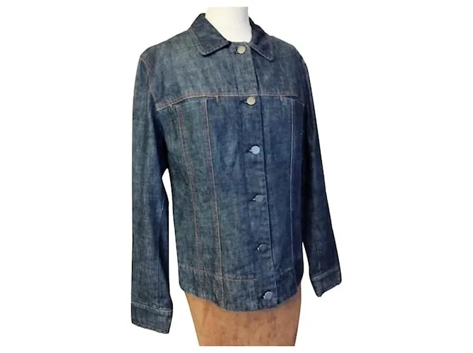 Cerruti 1881 CHAQUETA CERRUTI OTOÑO INVIERNO PESPUNTES BICOLOR TL OR 42 /44 Azul oscuro 