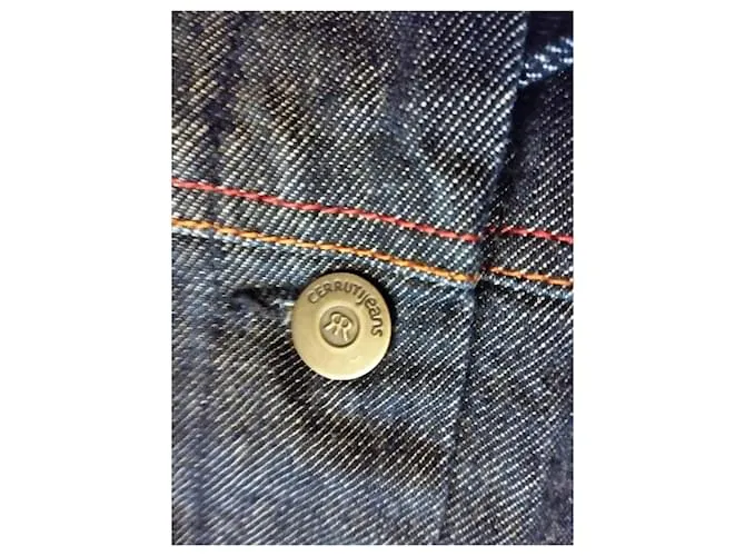 Cerruti 1881 CHAQUETA CERRUTI OTOÑO INVIERNO PESPUNTES BICOLOR TL OR 42 /44 Azul oscuro 