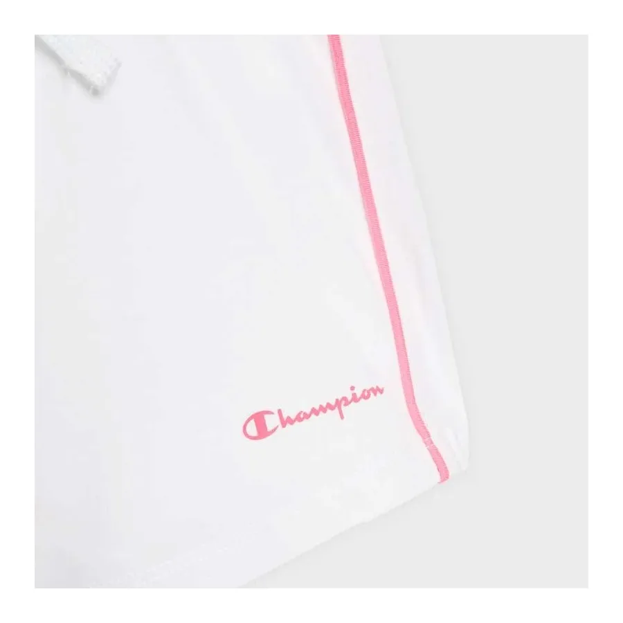 CHAMPION JR NIÑA PANTALON 404669WW001 BLANCO