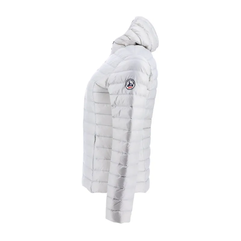 CHAQUETA CON CAPUCHA JOTT DE PLUMAS PATO MUJER CLOE BASIC 4900/558GRIS MASTIC JUSTOVERTHETOP COLOR GRIS CLARO