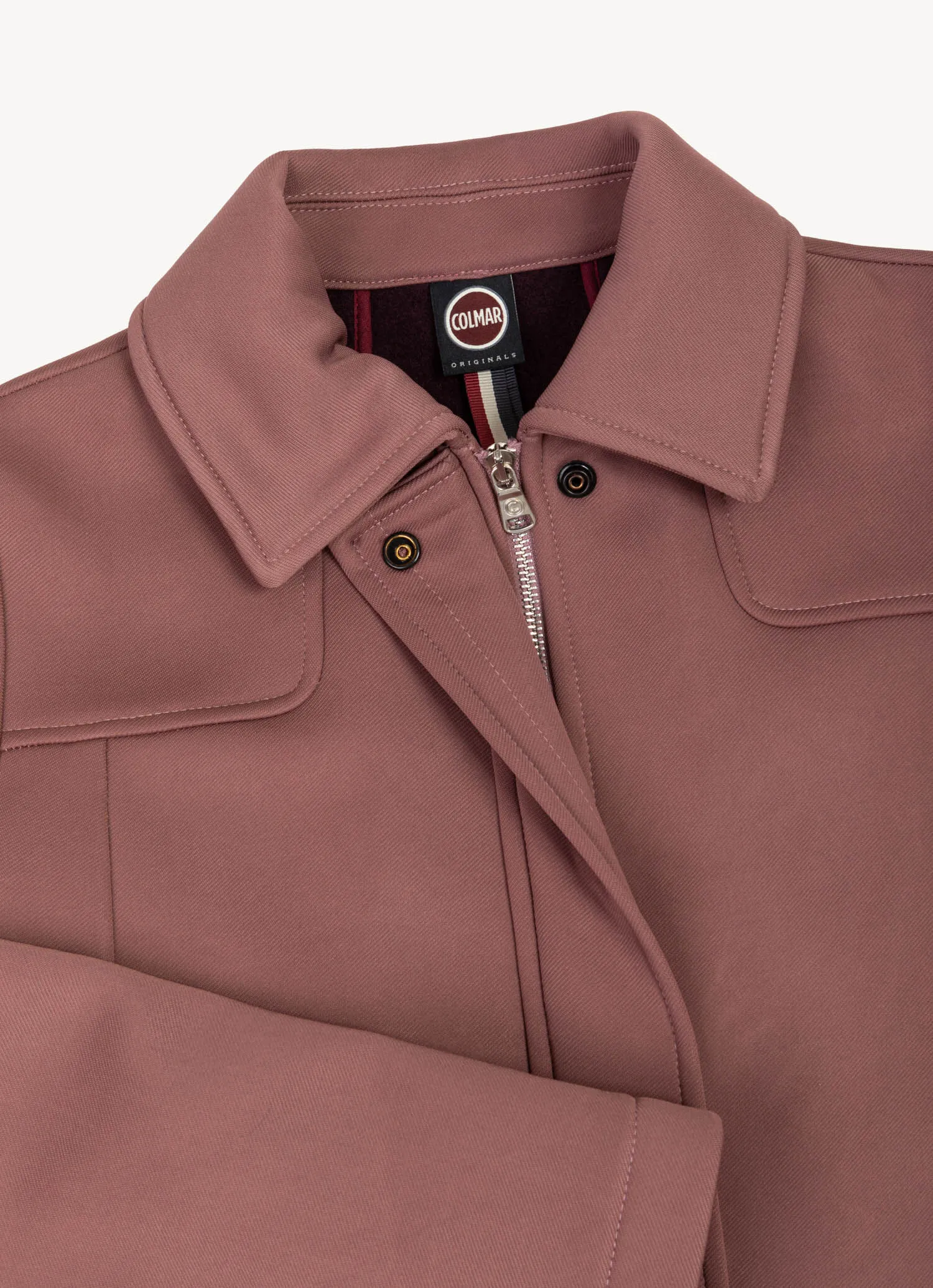 Chaqueta de lana sin acolchado
