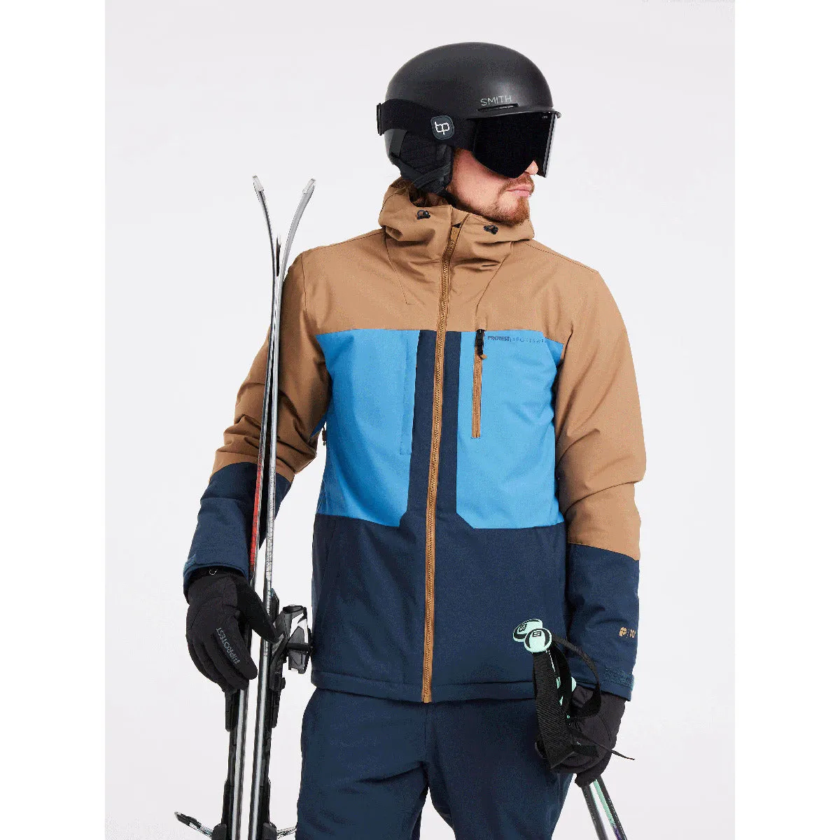 Chaqueta Hombre Prtpomano Snowjacket Protest Azul