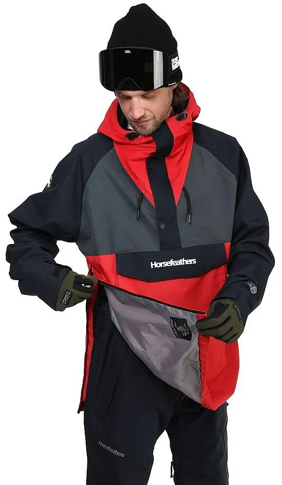 CHAQUETA HORSEFEATHERS SPENCER  LAVA RED  MEN´S