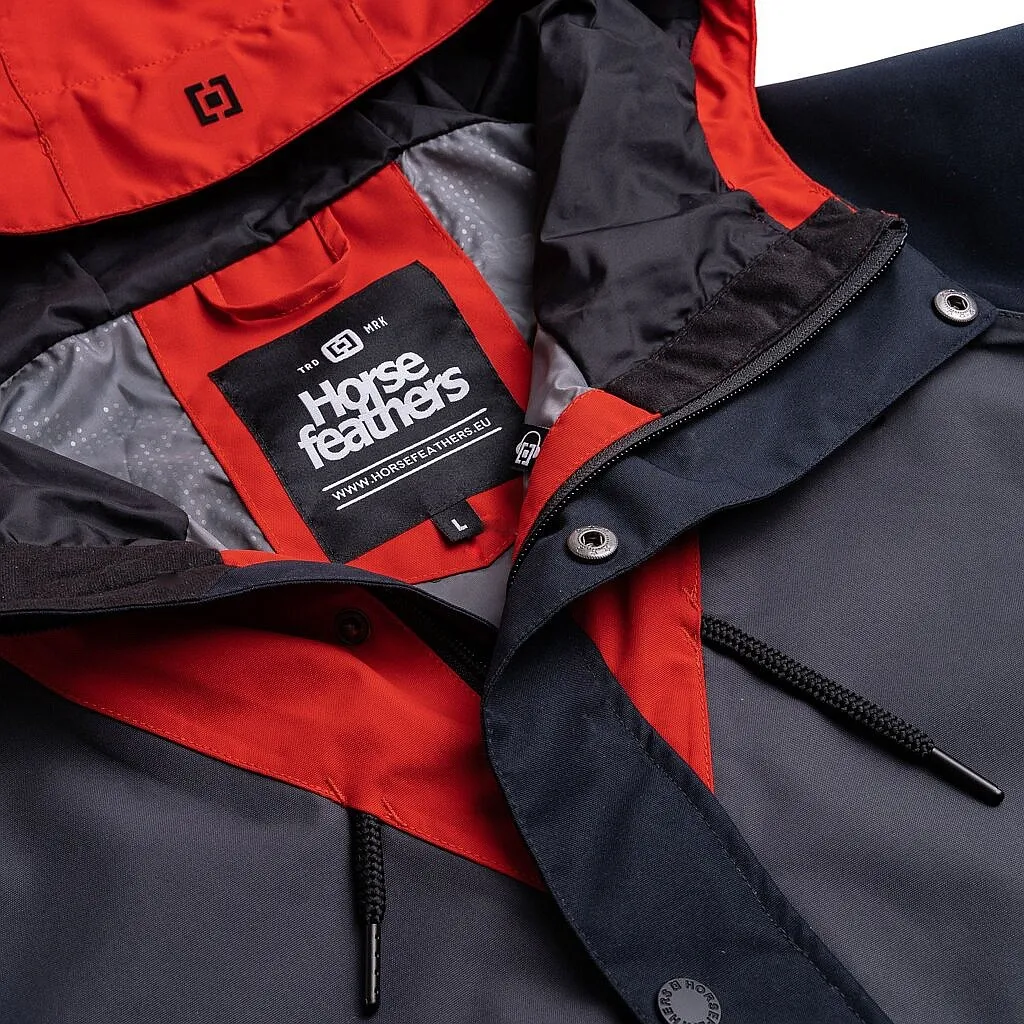 CHAQUETA HORSEFEATHERS SPENCER  LAVA RED  MEN´S