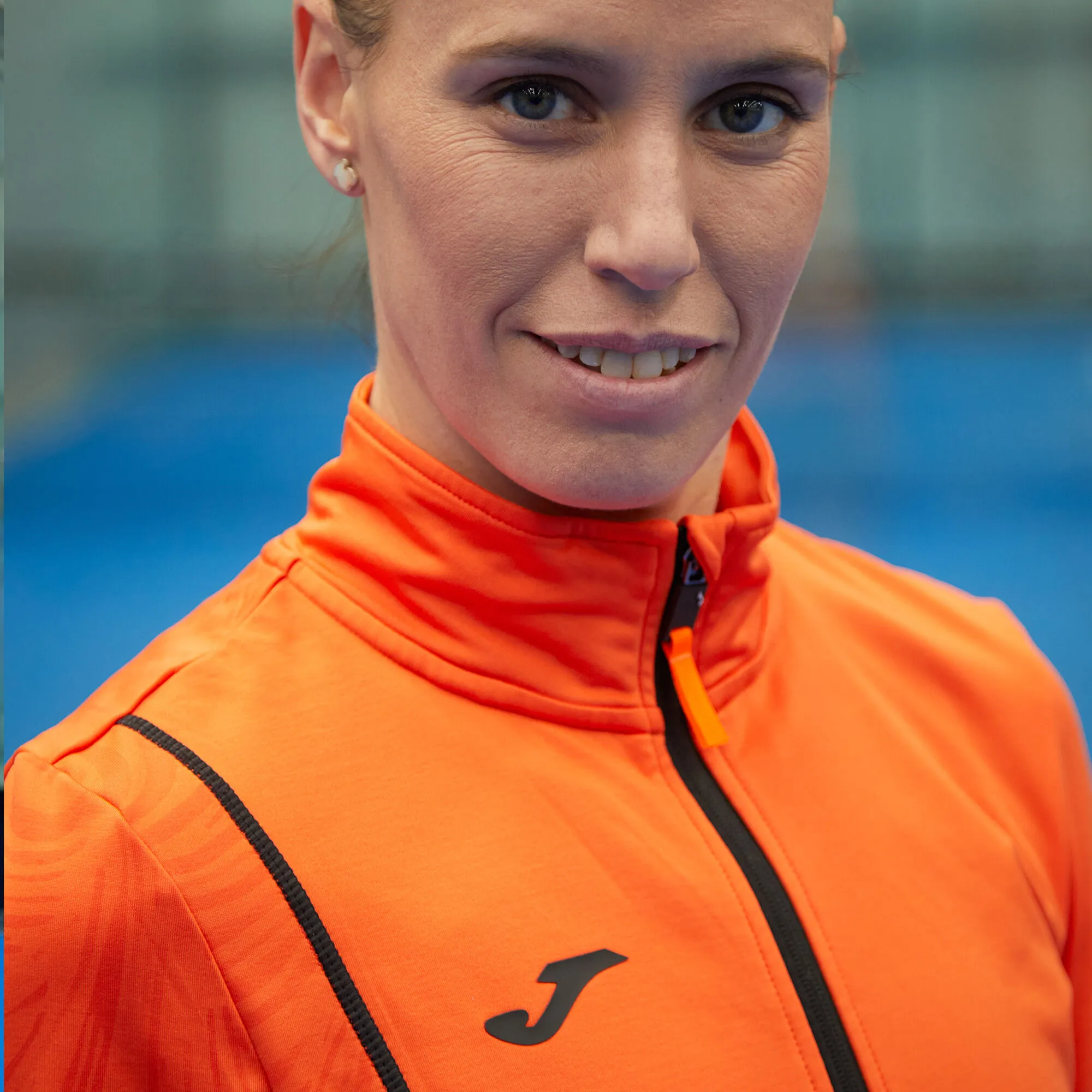 Chaqueta mujer Challenge naranja
