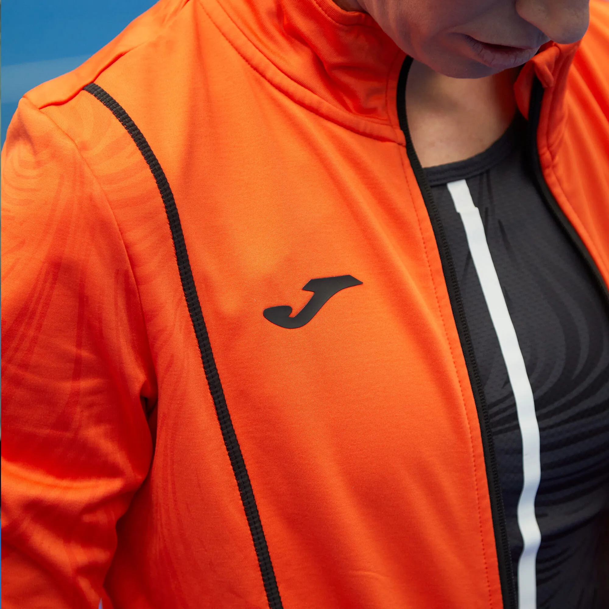 Chaqueta mujer Challenge naranja