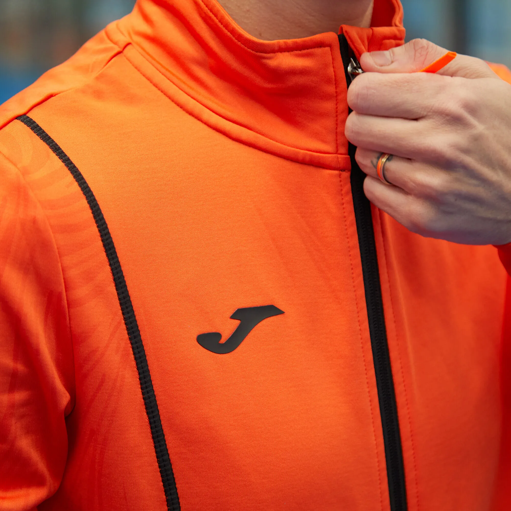 Chaqueta mujer Challenge naranja