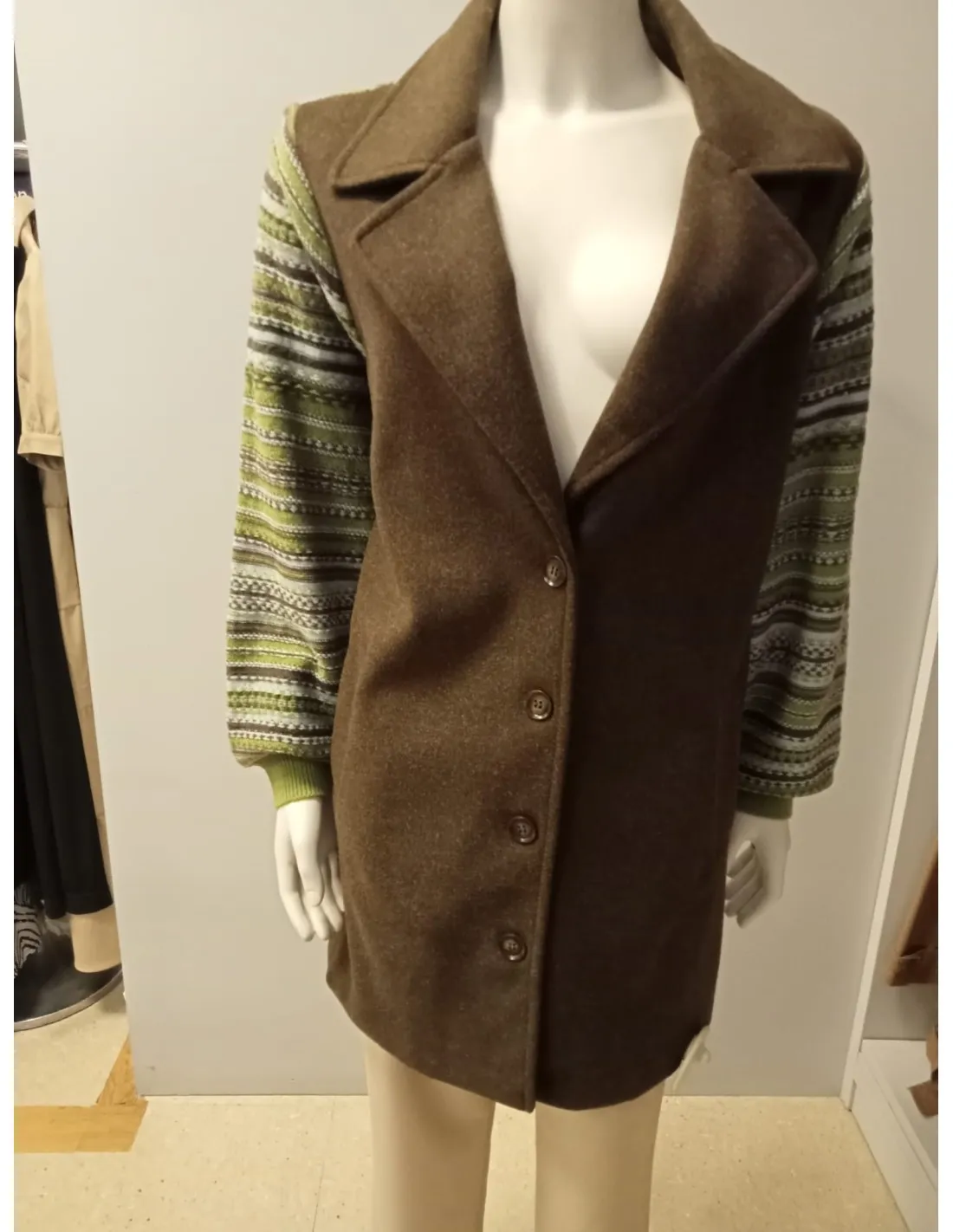 CHAQUETA PUNTO MDM 15743667 PAÑO Y PUNTO