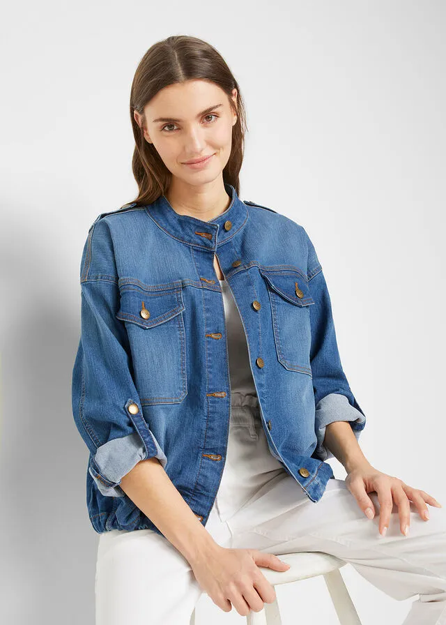 Chaqueta vaquera denim azul