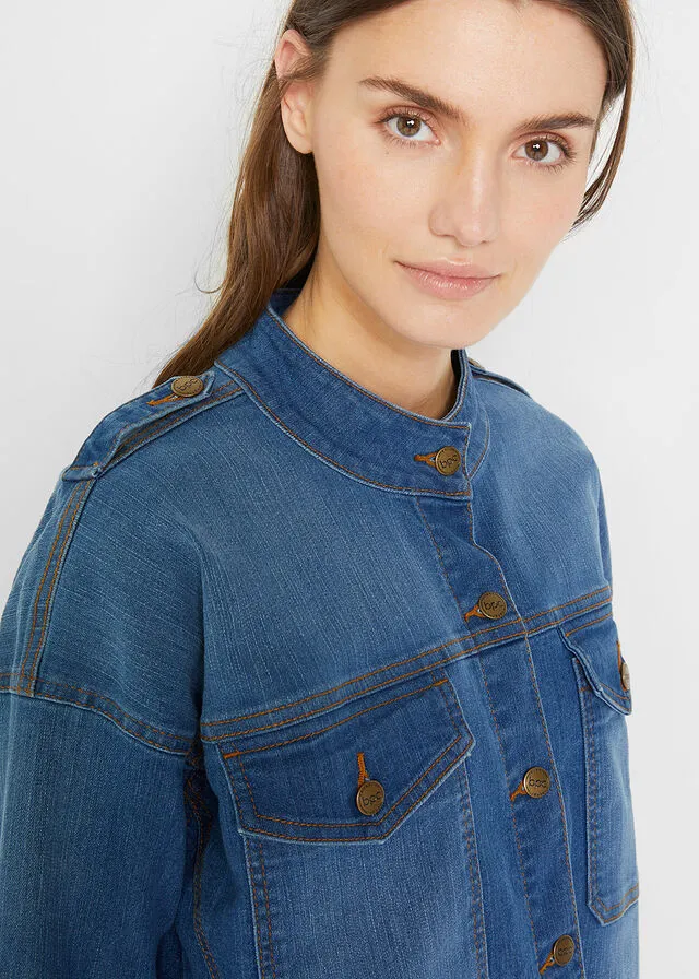 Chaqueta vaquera denim azul