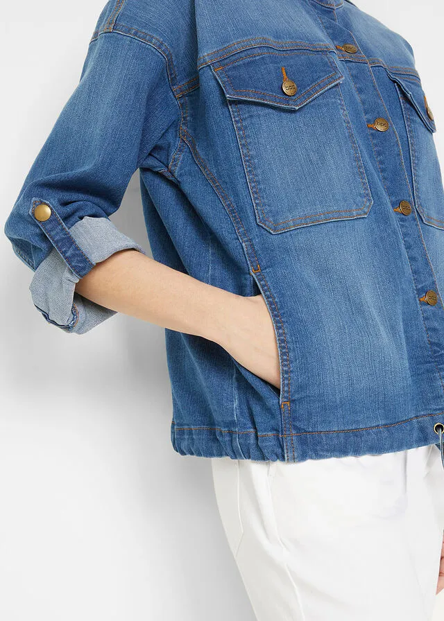 Chaqueta vaquera denim azul