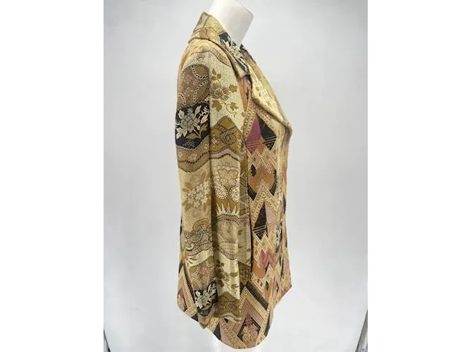 Chaquetas ETRO T.ÉL 44 Viscosa Beige 