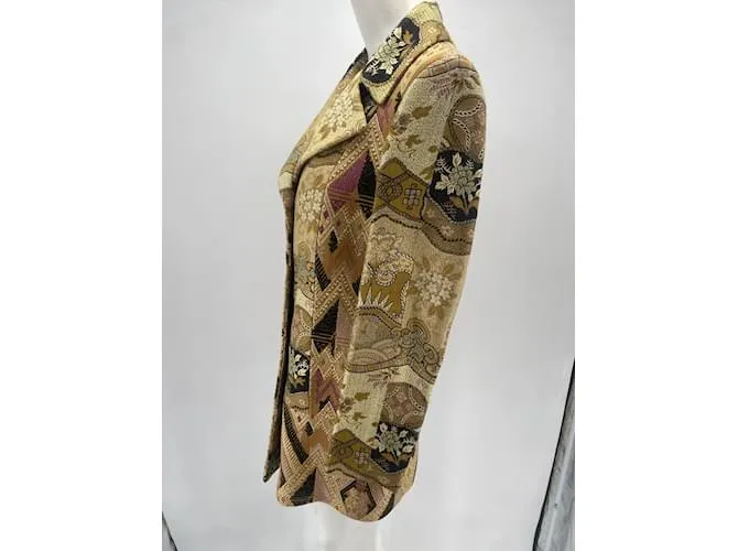 Chaquetas ETRO T.ÉL 44 Viscosa Beige 