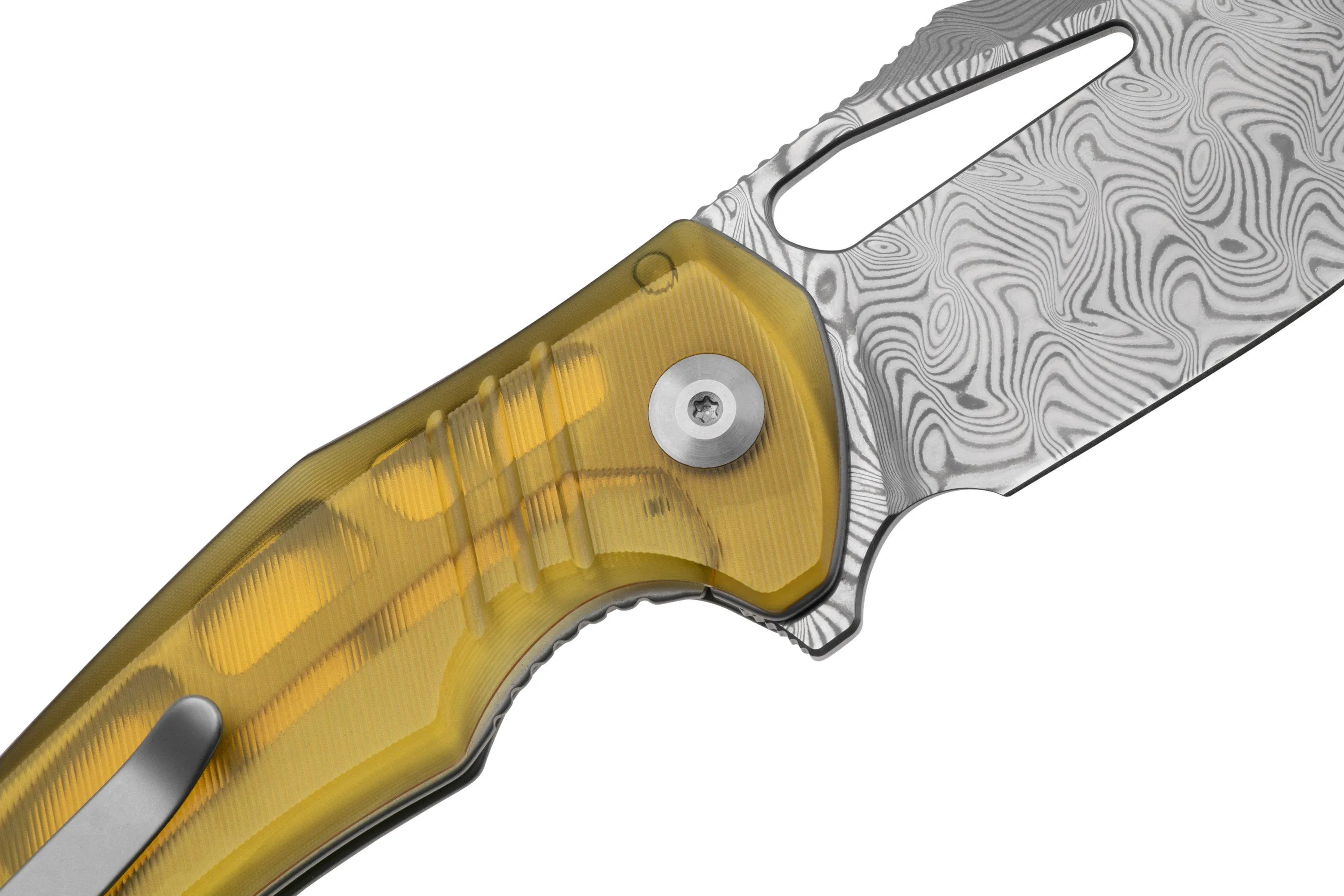 CIVIVI BULLTUSK C23017DS1 DAMASCUS, POLISHED ULTEM, NAVAJA