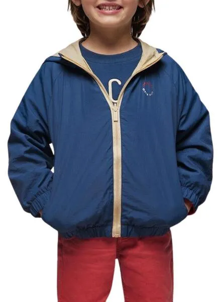 Cortavientos Mayoral Reversible Marino para Niño