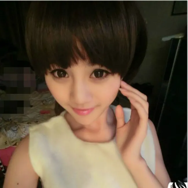 Cute Fresh Bobo Fluffy Style Short Wigs