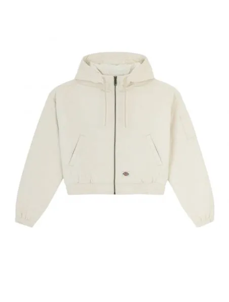 DICKIES Chaqueta Corduroy Hooded Mujer Whitecap Grey
