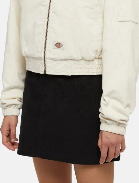 DICKIES Chaqueta Corduroy Hooded Mujer Whitecap Grey