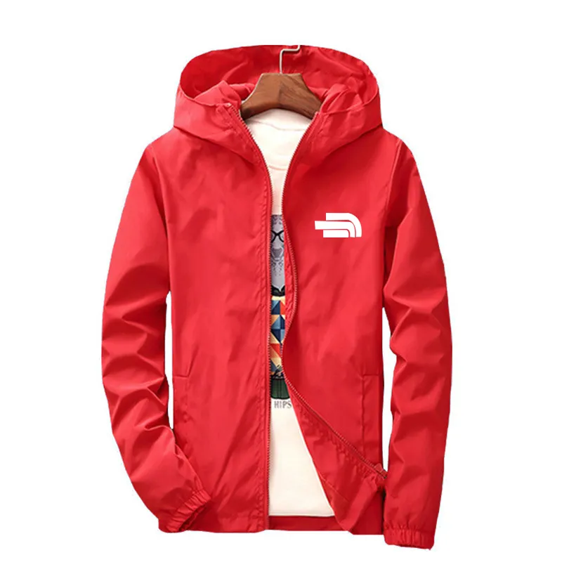 Diseñador Autumn and Winter Men's Hoodies Collar Chaqueta informal de la cremallera al aire libre Catadrino de tambor de vi