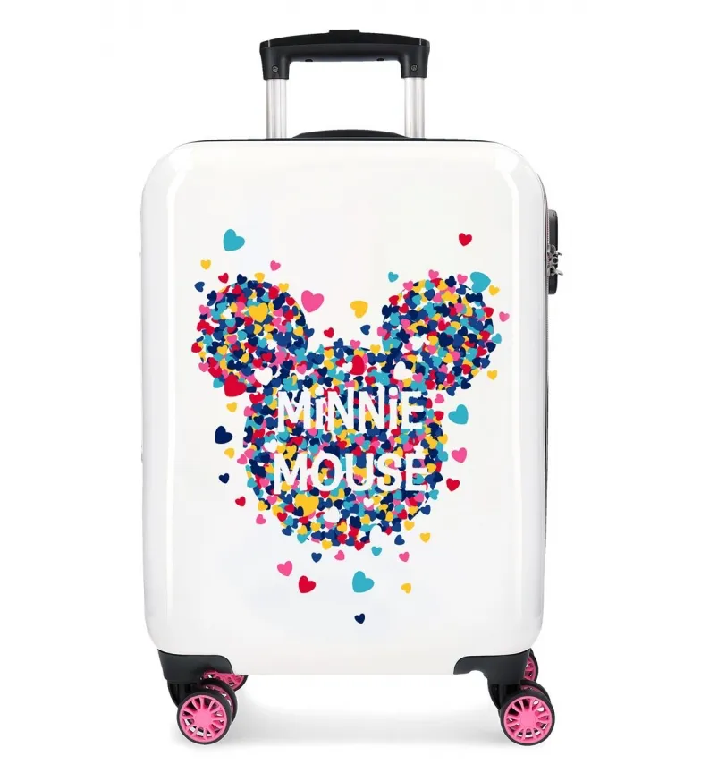 DISNEY MALETA MINNIE MAGIC BLANCO, ROSA 36X55X20CM