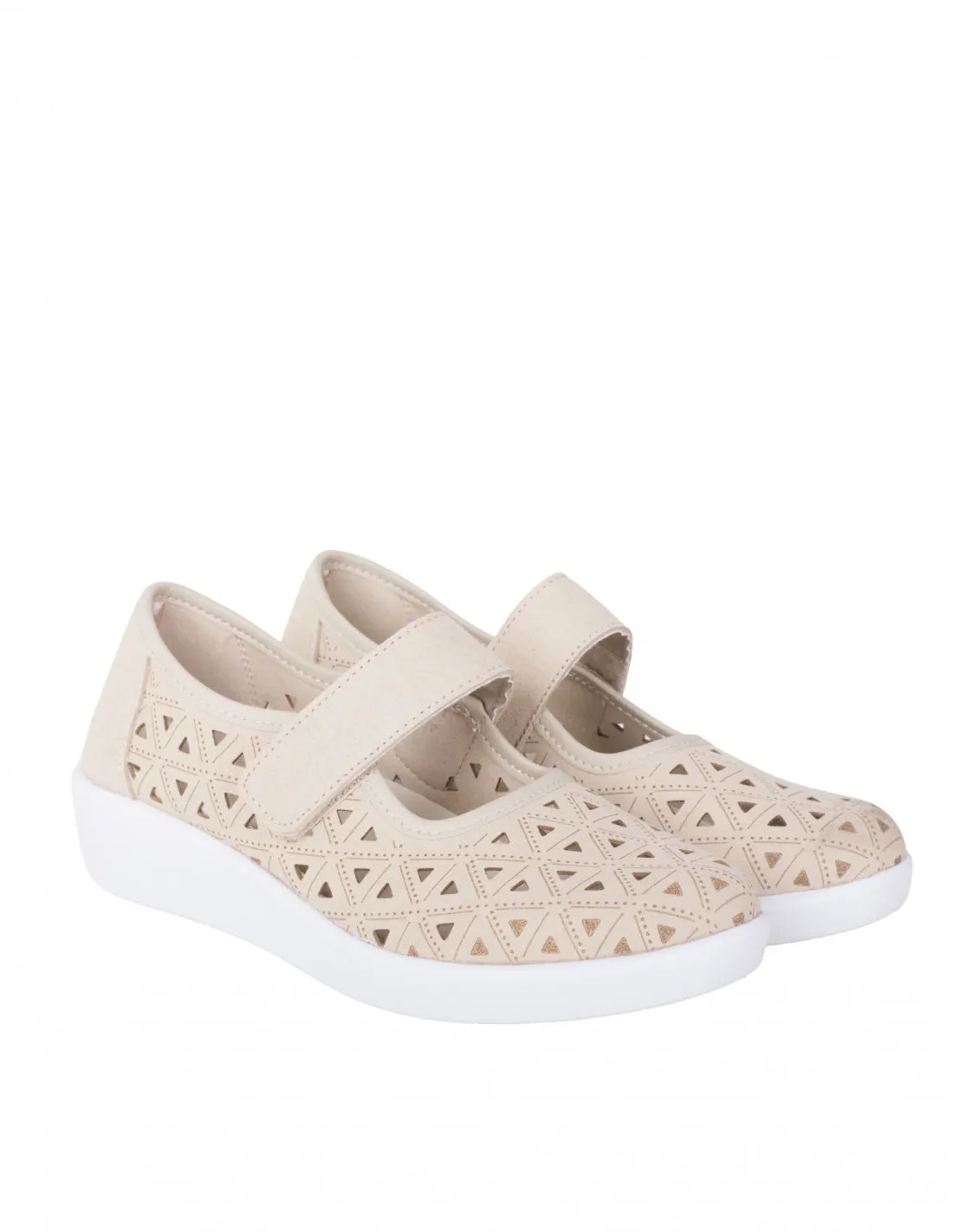 DOCTOR CUTILLAS Bailarinas Deportivas Calados Beige