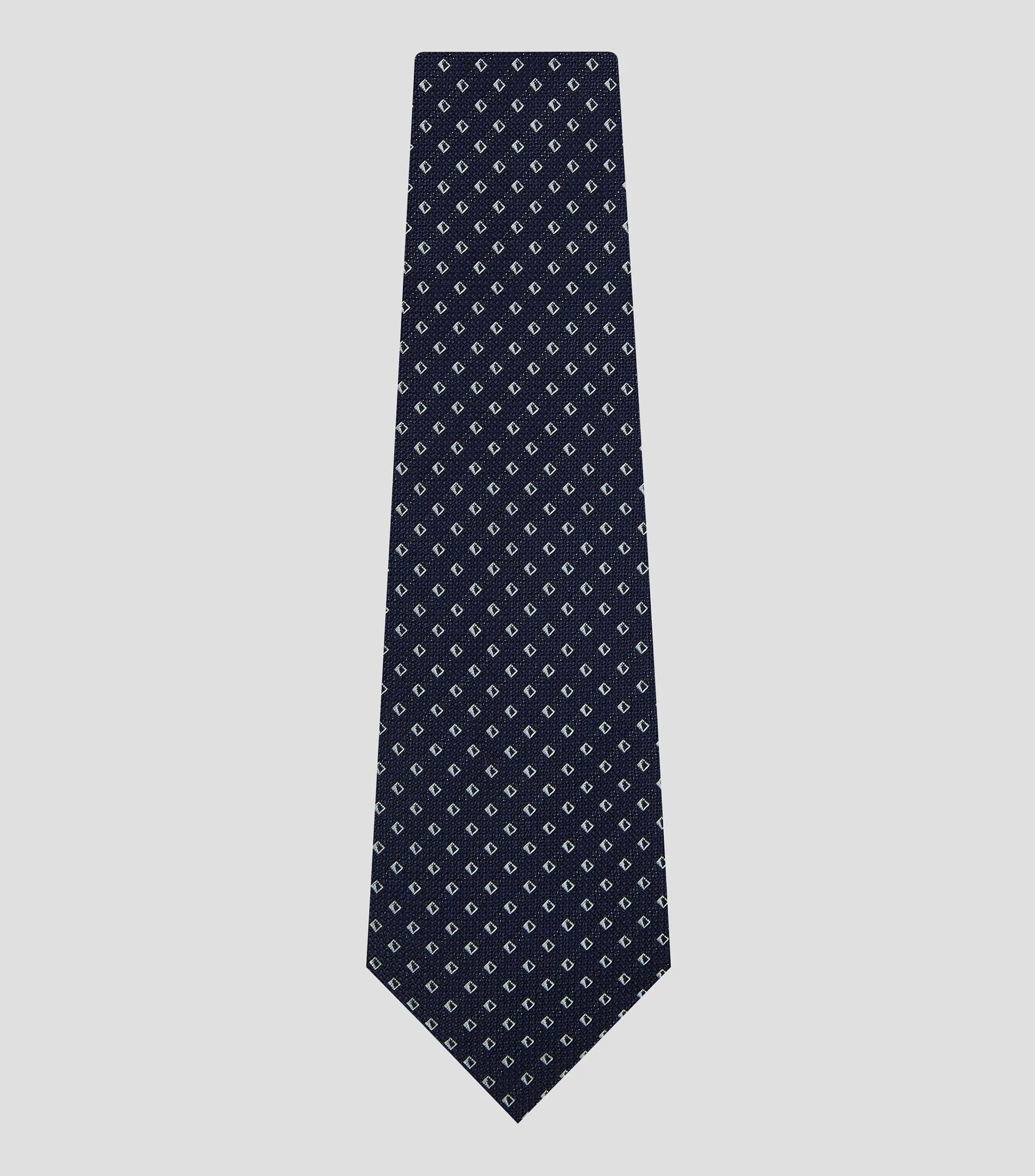 Emporio Armani Corbata Ancha de Seda Estampada