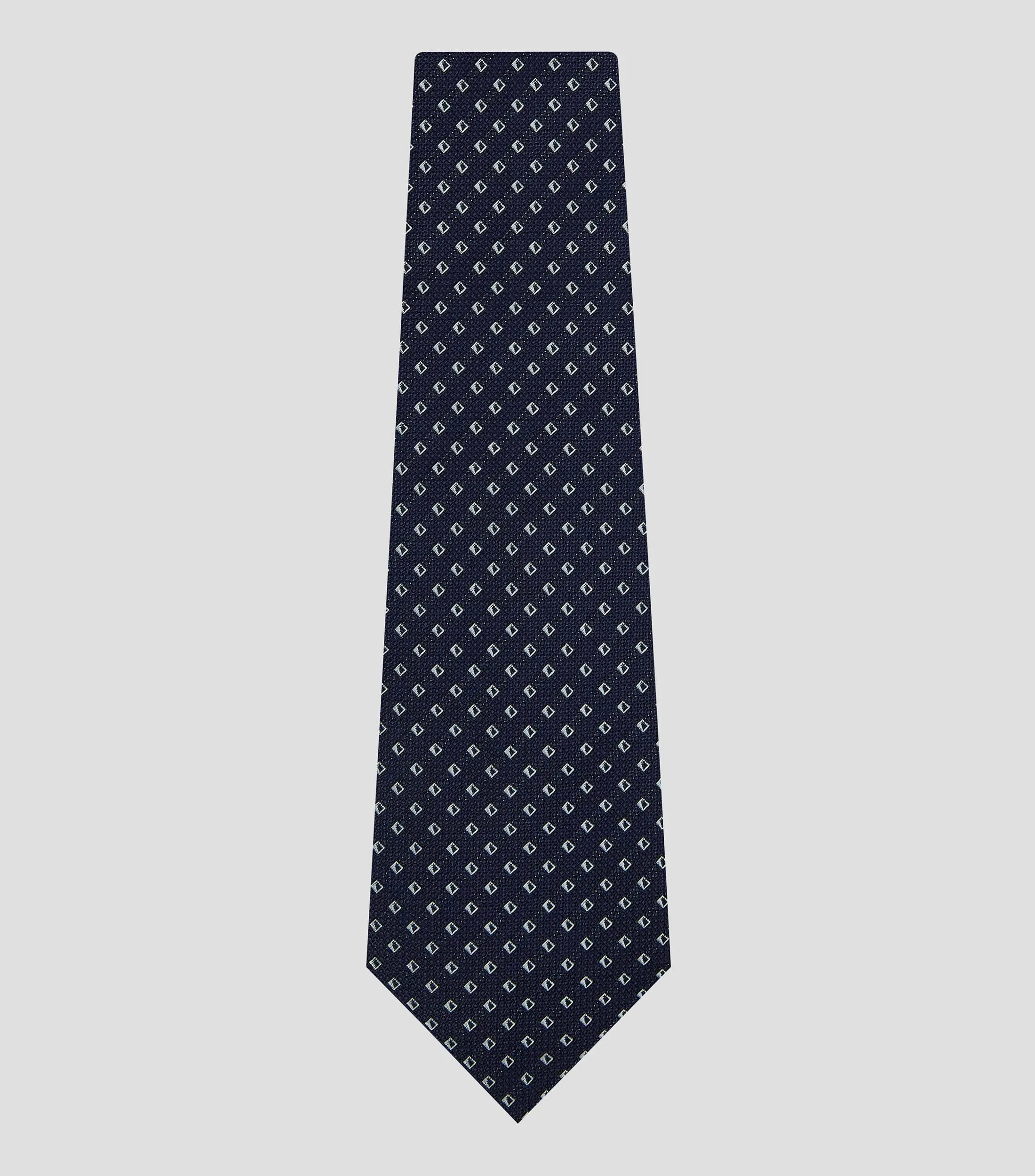 Emporio Armani Corbata Ancha de Seda Estampada