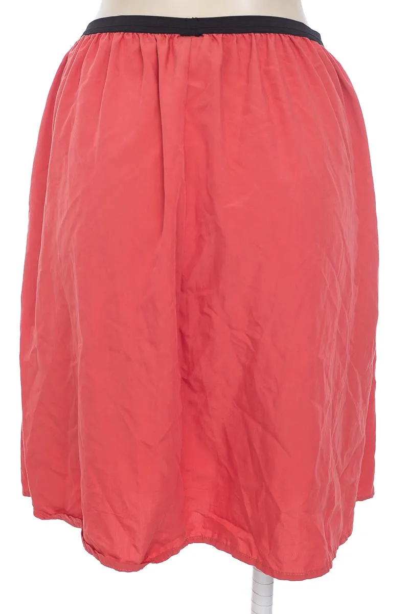 FALDA COLOR NARANJA  STRADIVARIUS