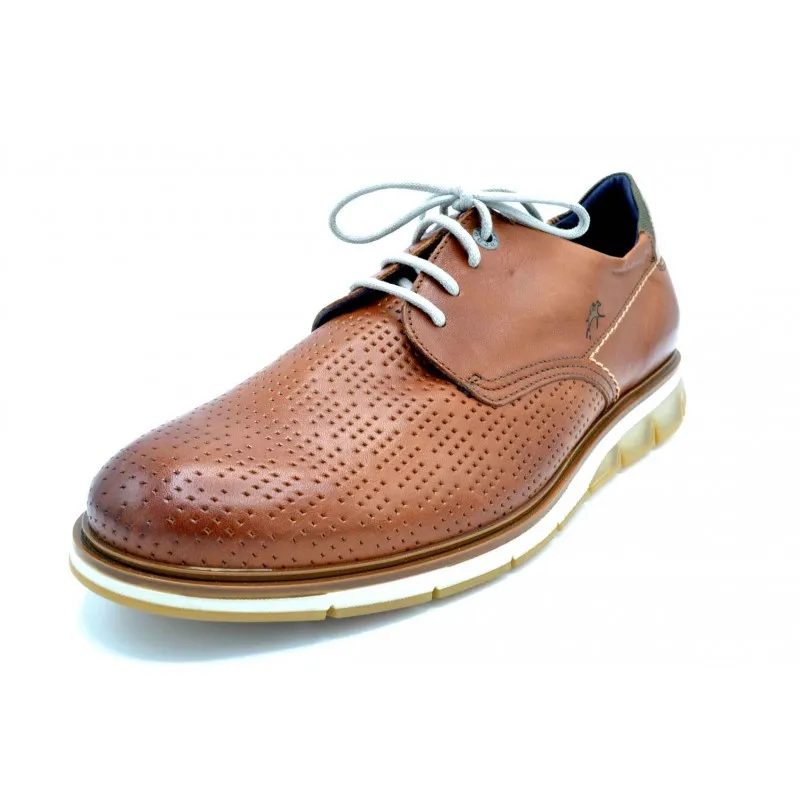Fluchos Kemp F0773 Habana Cuero |Zapato de piel con cordones