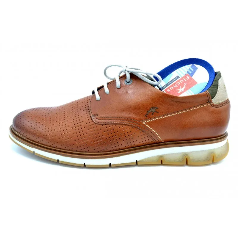 Fluchos Kemp F0773 Habana Cuero |Zapato de piel con cordones