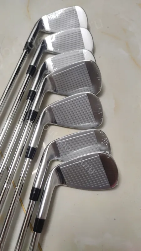 GOLF CLUBS IRONS 79049PR/S FLEX STEEL SHEFT CON CUBIERTA PARA LA CABEZA LA úLTIMA VERSIóN DE LAS 4GENERACIONES MáS RECIENTE IR