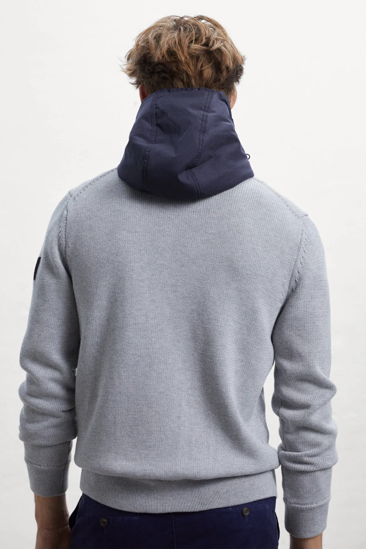 GREY LESCA KNITTED JUMPER