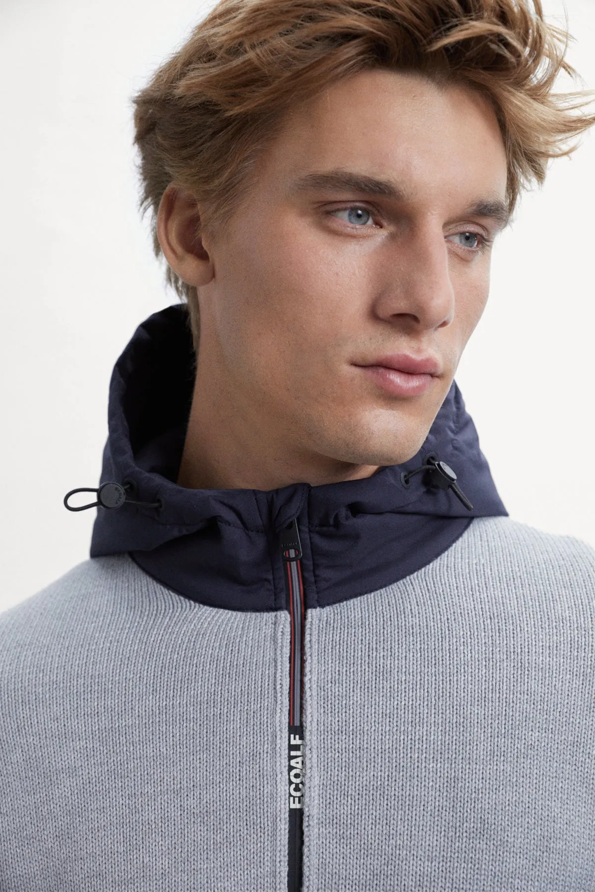 GREY LESCA KNITTED JUMPER