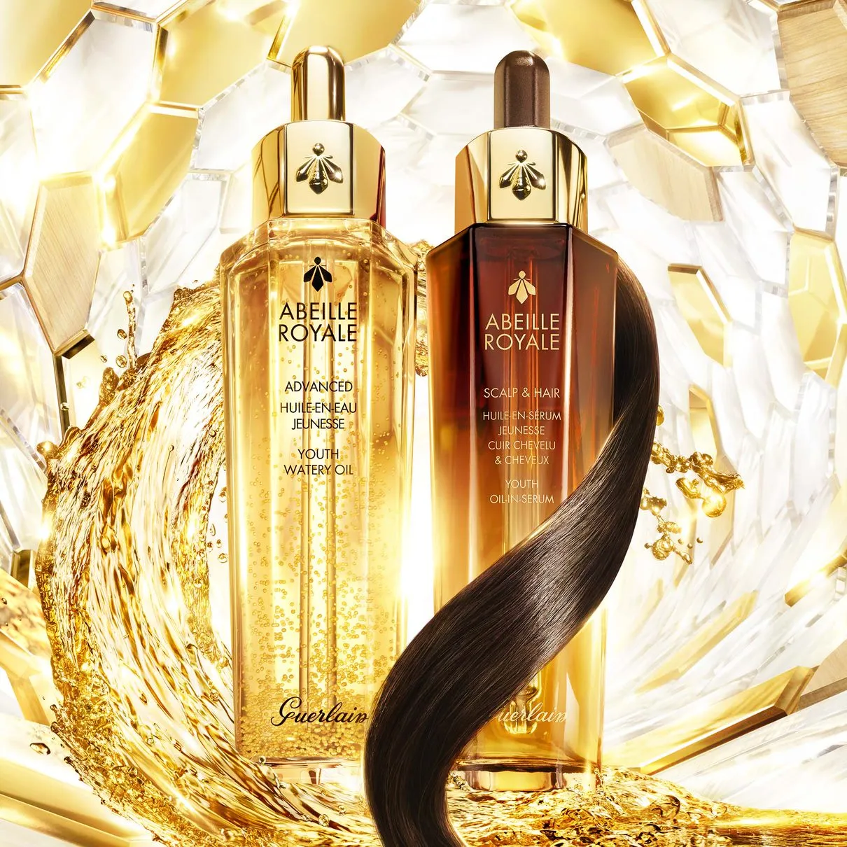 Guerlain Abeille Royale Aceite En Serum De Juventud Cuero Cabelludo Y Cabello