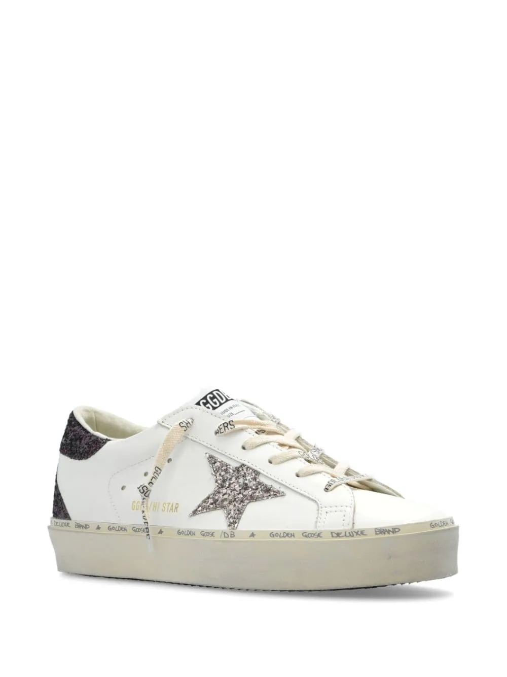 HI STAR LEATHER UPPER GLITTER STAR HEEL AND SPUR