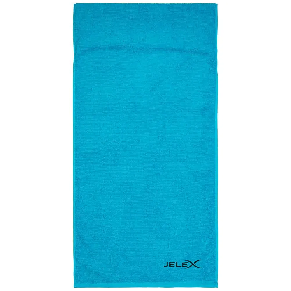 JELEX "100FIT" Toalla de fitness con bolsillo turquesa