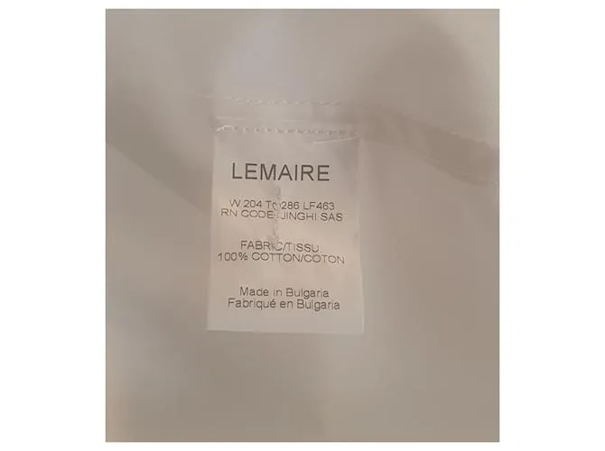 Lemaire Tops Blanco 