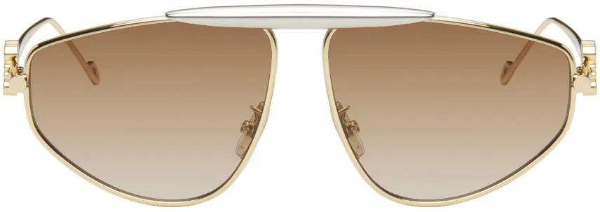 Loewe Gold Spoiler New Aviator Sunglasses