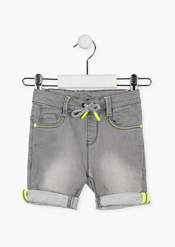 LOSAN BERMUDA NIñO LOSAN DENIM 1156029AL GRIS