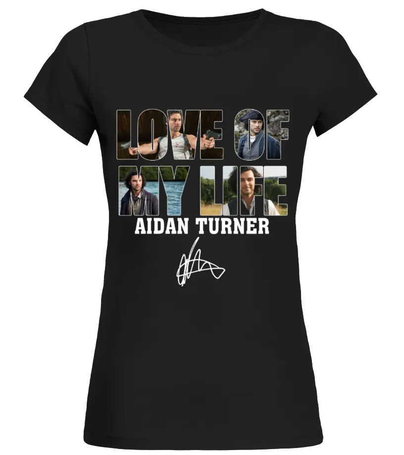 LOVE OF MY LIFE  AIDAN TURNER CAMISETA CUELLO REDONDO MUJER